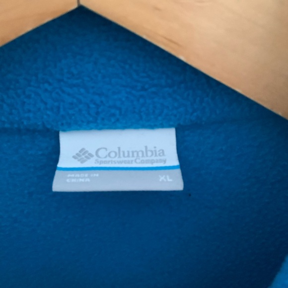 Columbia Vibrant Blue Fleece Jacket - Picture 3 of 4